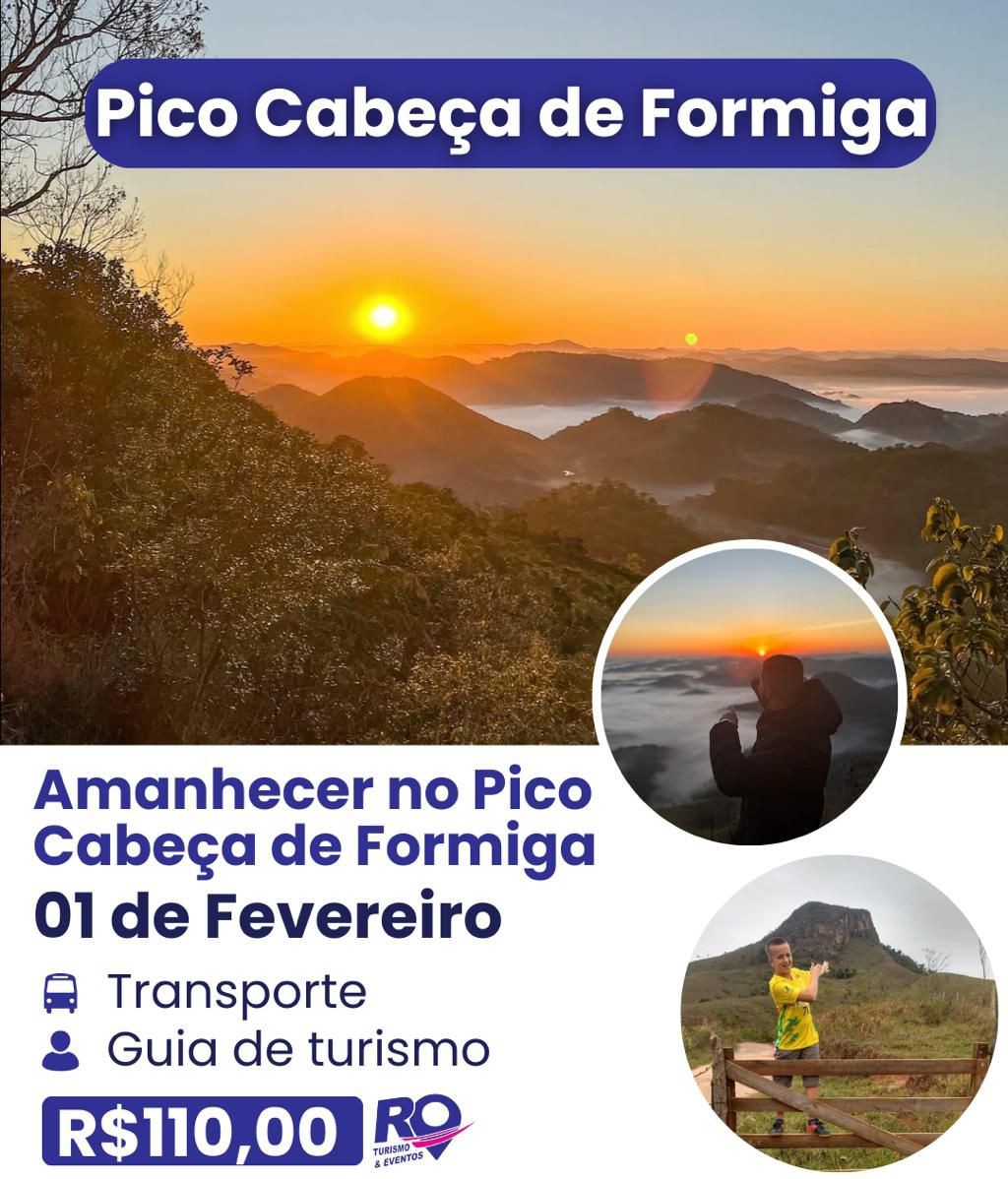 Amanhecer no Pico Cabeça de Formiga - MG