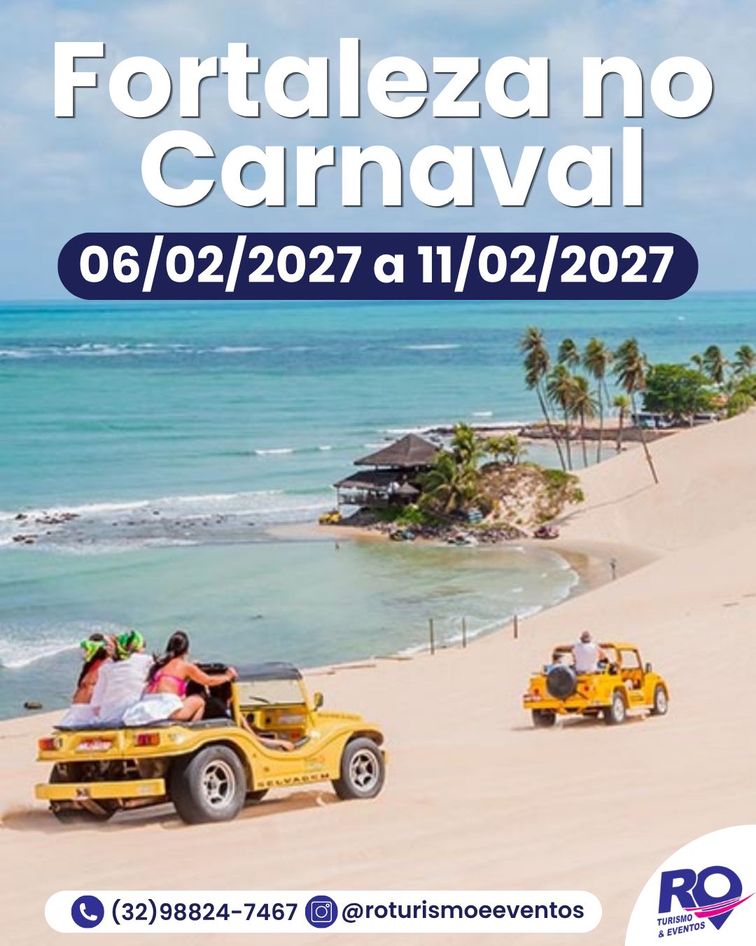 Fortaleza no Carnaval 2027 - Rô Turismo